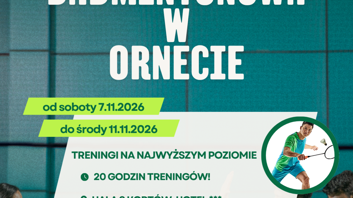 Listopadówka z badmintonem , Milenium Warszawa.