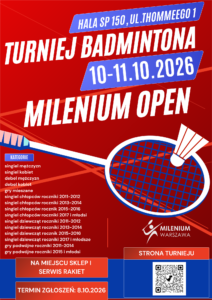 Turniej Badmintona Milenium Open